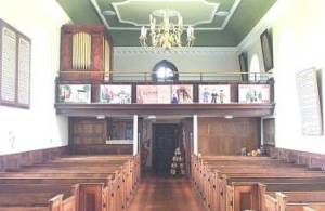 church interior, west end