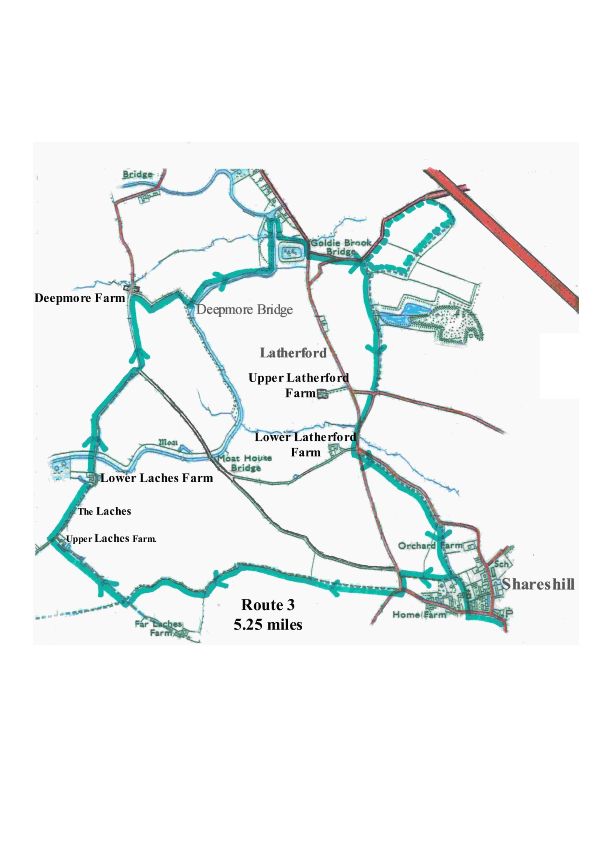 map of route 3